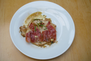 Kotlet se šunkou na rozmarýnu(kotlet,parmská šunka,rozmarýn)