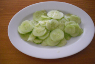 Okurkový salát (zálivka)